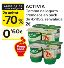 2a unitat -70% en els productes senyalats