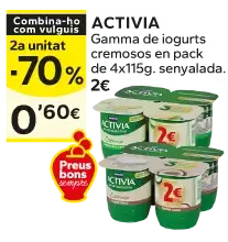 2a unitat -70% en els productes senyalats