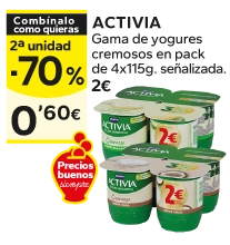 2ª unidad -70% en los productos señalizados