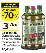 2ª unidad -70% en los productos señalizados