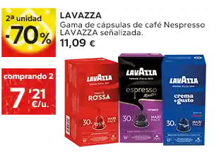 Oferta en cápsulas de café