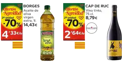 2ª unidad -70% en los productos señalizados