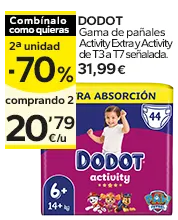 Oferta en pañales