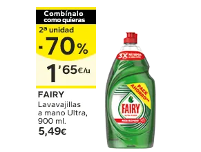 2ª unidad -70% en los productos señalizados