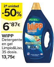 2ª unidad -50% en los productos señalizados