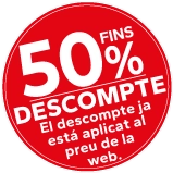 50% descompte