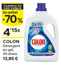 2a unitat -50% en els productes senyalats