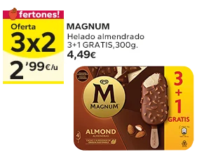 Oferta 3x2 en los productos señalizados