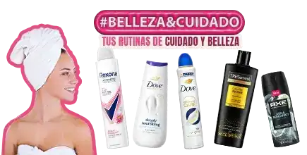 Productos Rexona, Dove, Axe y Signal