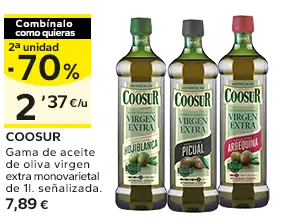 2ª unidad -70% en los productos señalizados