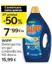 2ª unidad -50% en los productos señalizados