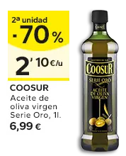 2ª unidad -50% en los productos señalizados