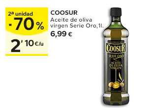 2ª unidad -50% en los productos señalizados