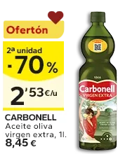 2ª unidad -70% en los productos señalizados