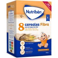 Farinetes 8 Cereals amb mel-fibra NUTRIBEN, caixa 600 g