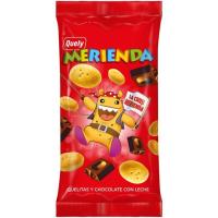 Merienda galleta con chocolate QUELY, bolsa 80 g