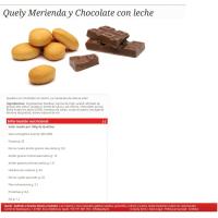 Merienda galleta con chocolate QUELY, bolsa 80 g