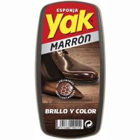 Esponja color marró per a calçat YAK, pack 1 u