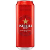 Cervesa ESTRELLA DAMM Estrella, llauna 50 cl