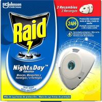 Insecticida eléctrico night&day RAID, recambio 2 uds.