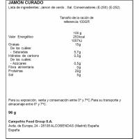 Pernil curat NAVIDUL, sobre 96 g