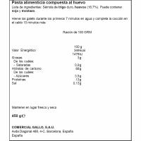 Galet Nadal al huevo GALLO, paquete 500 g