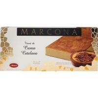 Turrón de crema catalana MARCONA, caja 225 g