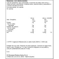 Gasosa SCHUSS, ampolla 1 litre