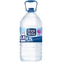 Aigua mineral FONT VELLA, garrafa 6,25 litres