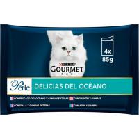 Aliment Simply sea per a gat GOURMET Perle, pack 4x85 g