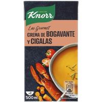 Crema de llamàntol-escamarlà gourmet KNORR, brik 500 ml