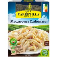 Macarrones a la carbonara CARRETILLA, bandeja 325 g