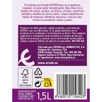 Amoníac perfumat EROSKI BASIC, ampolla 1,5 litres