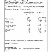 Masa para minipizzas BUITONI, bolsa 265 g