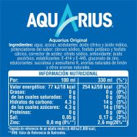 Beguda isotònica de llimona AQUARIUS, pack 9x33 cl