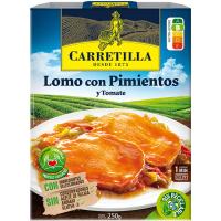 Lomo con pimientos CARRETILLA, bandeja 250 g