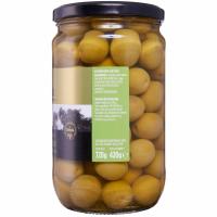 Olives artesanes verdes amb os JOLCA, flascó 420 g