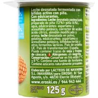 Bífidus 0% amb fruites EROSKI, pack 8x125 g