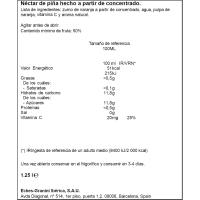 Néctar de piña GRANINI, botella 1,25 litros