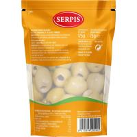 Aceitunas manzanilla sin hueso SERPIS, bolsa 75 g