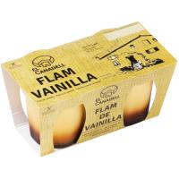 Flan de vainilla CANADELL, pack 2x105 g