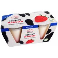 Yogur sabor fresa LA TORRE, pack 2x125 g