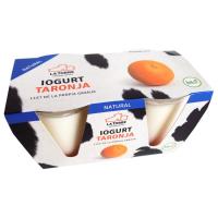 Yogur sabor naranja LA TORRE, pack 2x125 g