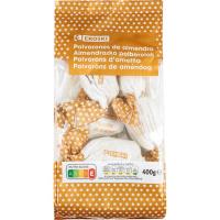 Polvorón de almendra EROSKI, bolsa 400 g