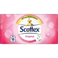 Paper higiènic SCOTTEX, paquet 16 rotllos