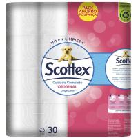 Paper higiènic original SCOTTEX, paquet 32 rotllos