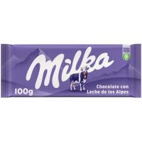 Xocolata amb llet MILKA, tauleta 100 g