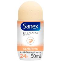 Desodorant per a dona sensitive SANEX, roll on 50 ml