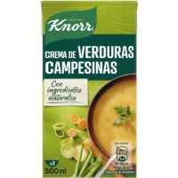 Crema de verdures camperoles KNORR, brik 500 ml