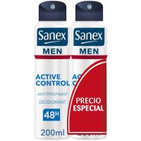 Desodorant activi en spray SANEX, pack 2x200 ml